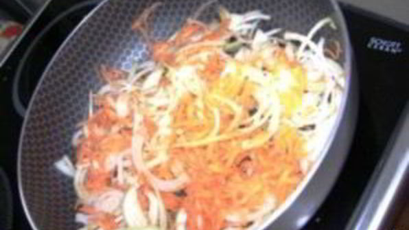 рассольник с курицей и рисом