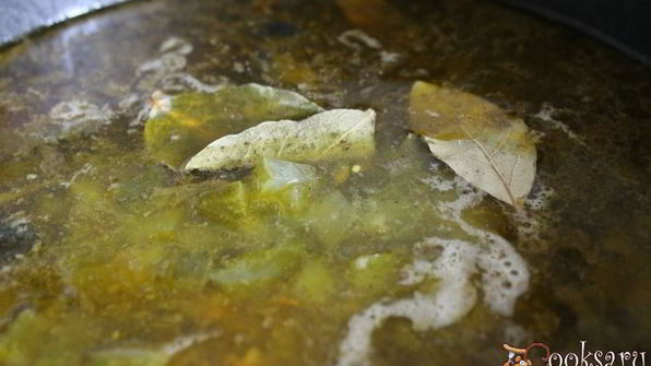 рассольник с лесными грибами в мультиварке