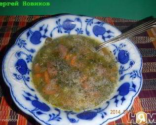 Рассольник с перловкой и почками в мультиварке