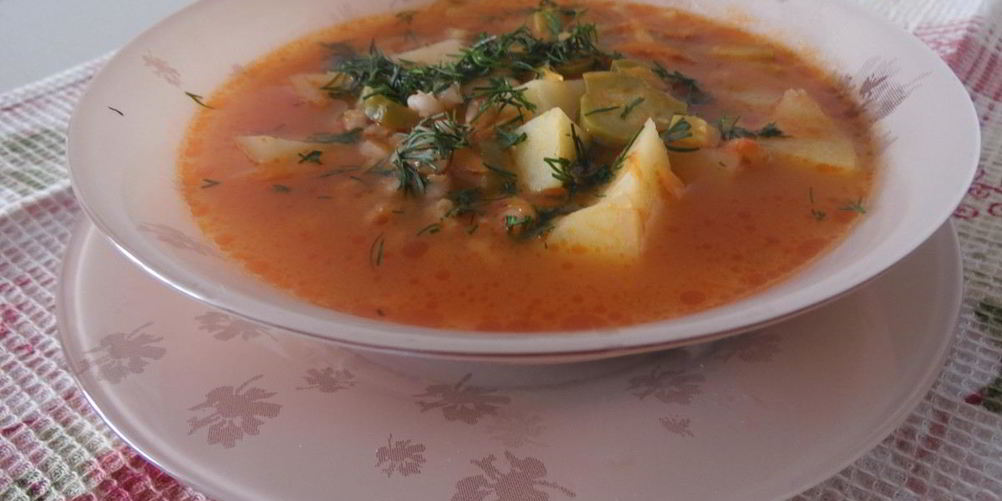 Рецепт рассольника с перловкой и солеными огурцами