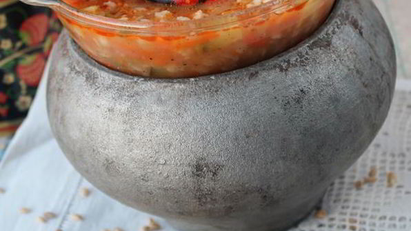 рассольник с перловкой