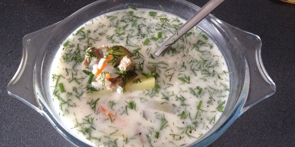 Рецепт рассольника с рисом