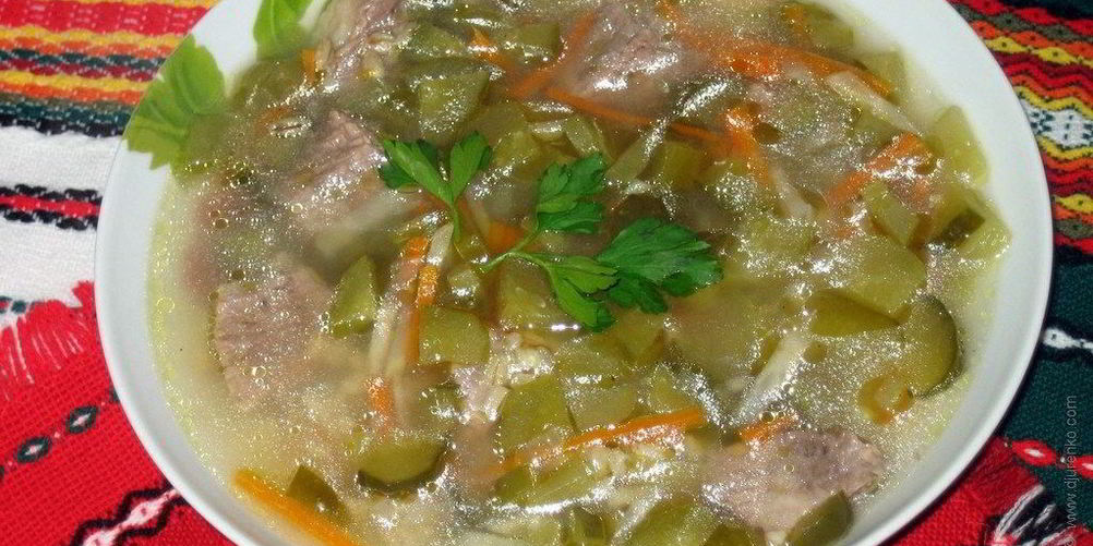 Рецепт рассольника с сельдереем