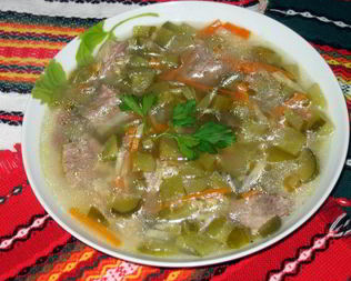 Рассольник с сельдереем