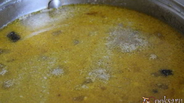 рассольник с сушеными грибами