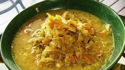 Постные кислые щи