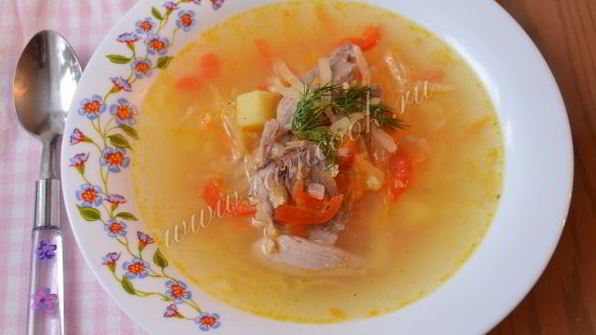 щи из квашеной капусты с пшеном