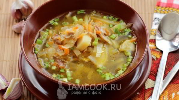 щи из свежей капусты в мультиварке