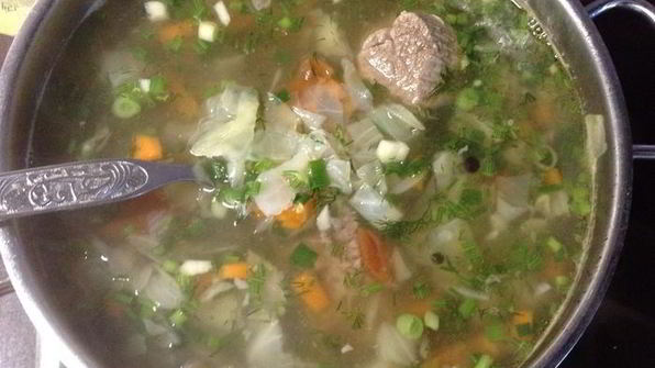 щи летние телячьи нежности