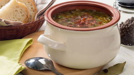 Щи с беконом