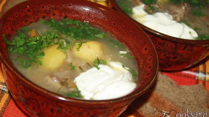 Щи с говядиной и квашеной капустой