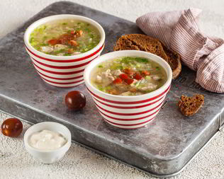 Щи со свининой