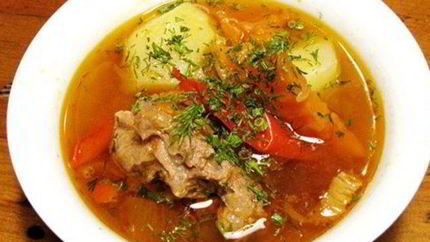 Шурпа из баранины