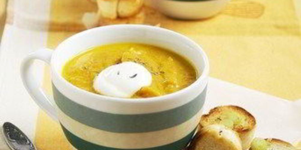 Рецепт сливочного тыквенного супа с ароматными травами