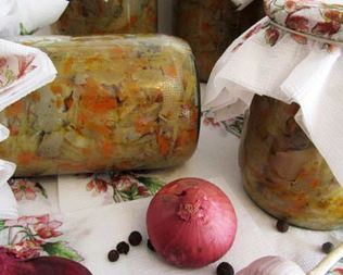 Грибная солянка