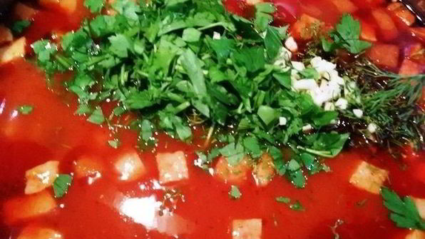 мясная солянка по-селянски