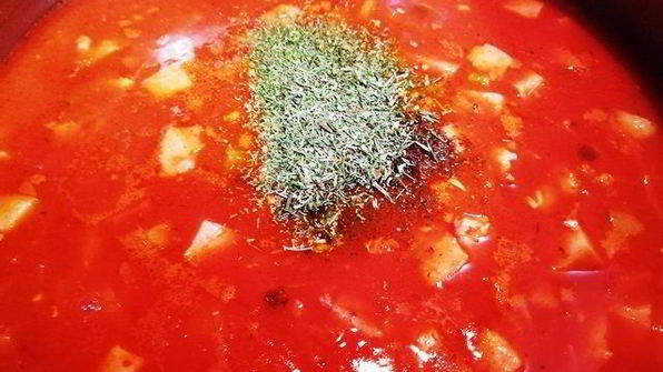 мясная солянка по-селянски