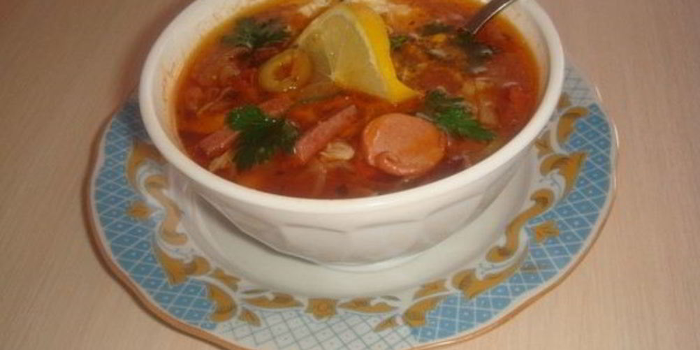 Рецепт сборной мясной солянки