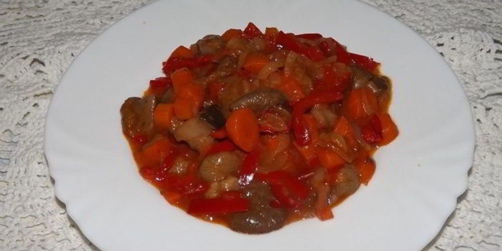 Рецепт солянки грибной на зиму с томатной пастой