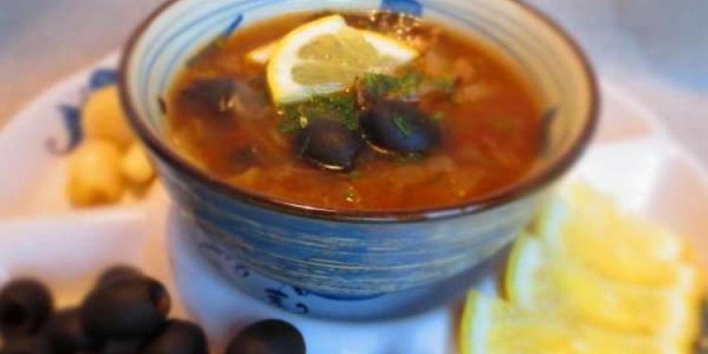 Рецепт солянки грибной постной