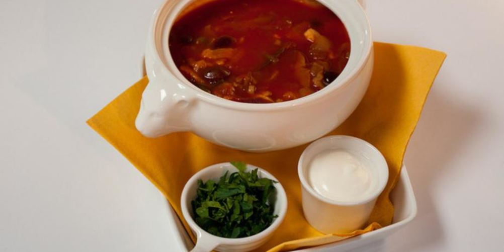 Рецепт солянки мясной с каперсами