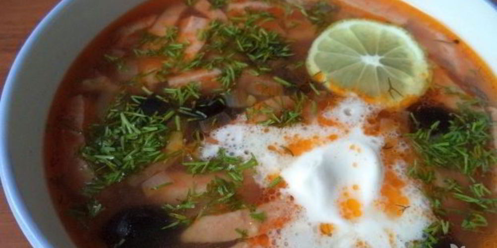 Рецепт солянки мясной сборной