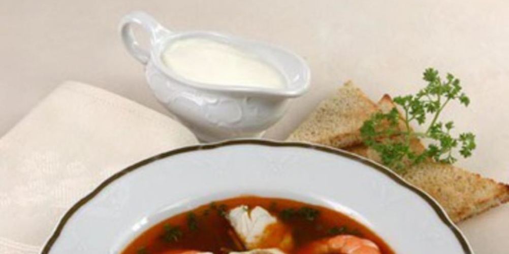 Рецепт солянки рыбной с креветками