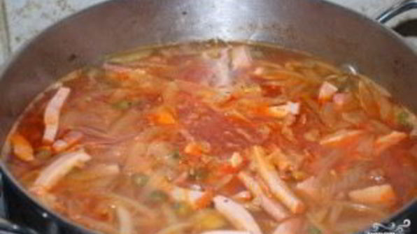 солянка с оливками