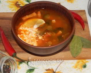 Солянка сборная мясная классическая