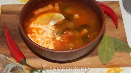 Солянка сборная мясная классическая