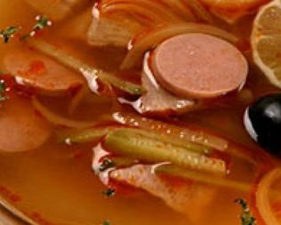 Солянка сборная мясная с ветчиной