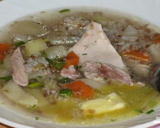 Суп гречневый с курицей