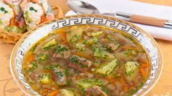 суп гречневый с курицей