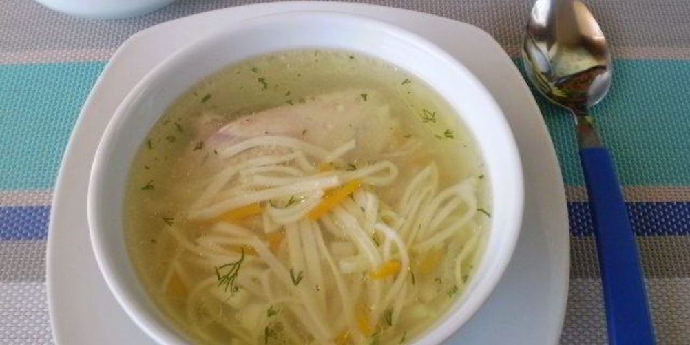 Рецепт супа из домашней лапши