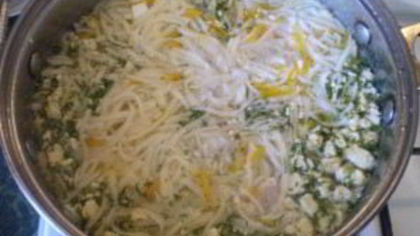 суп из домашней лапши