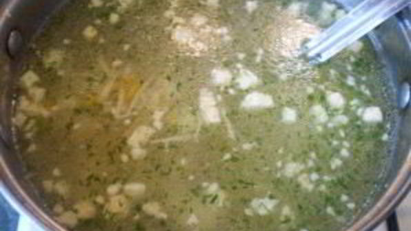 суп из домашней лапши