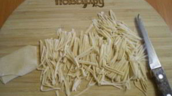 суп из домашней лапши