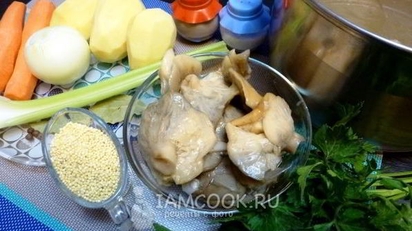 суп из соленых грибов