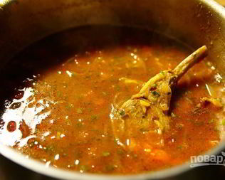 Харчо с аджикой