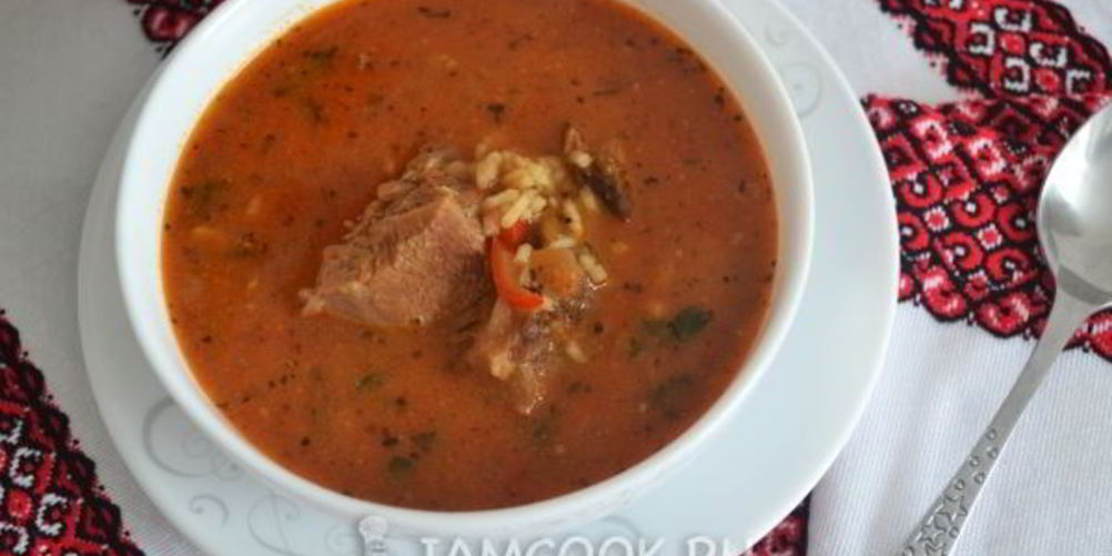 Рецепт супа харчо из баранины