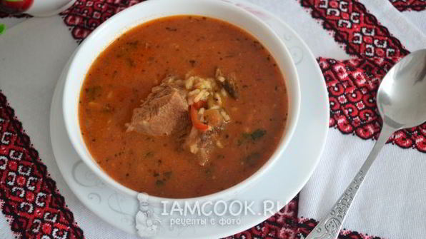 суп харчо из баранины