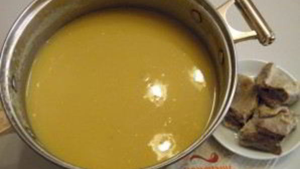 гороховый суп-пюре с мясом