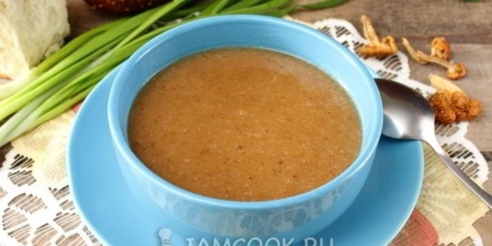 Рецепт грибного супа-пюре