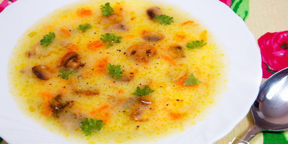 Рецепт картофельного супа-пюре с грибами