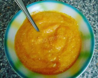 Морковно-тыквенный суп-пюре