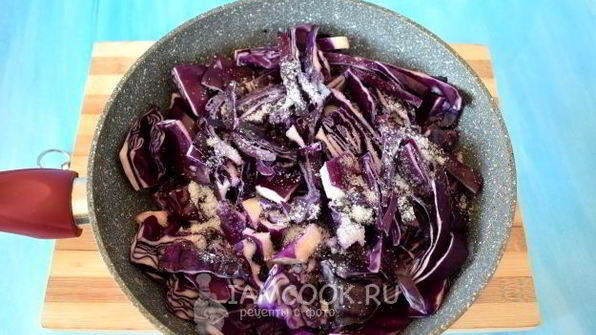 постный суп-пюре из красной капусты