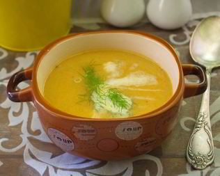 Рыбный суп-пюре со сливками