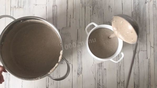 суп пюре грибной со сливками