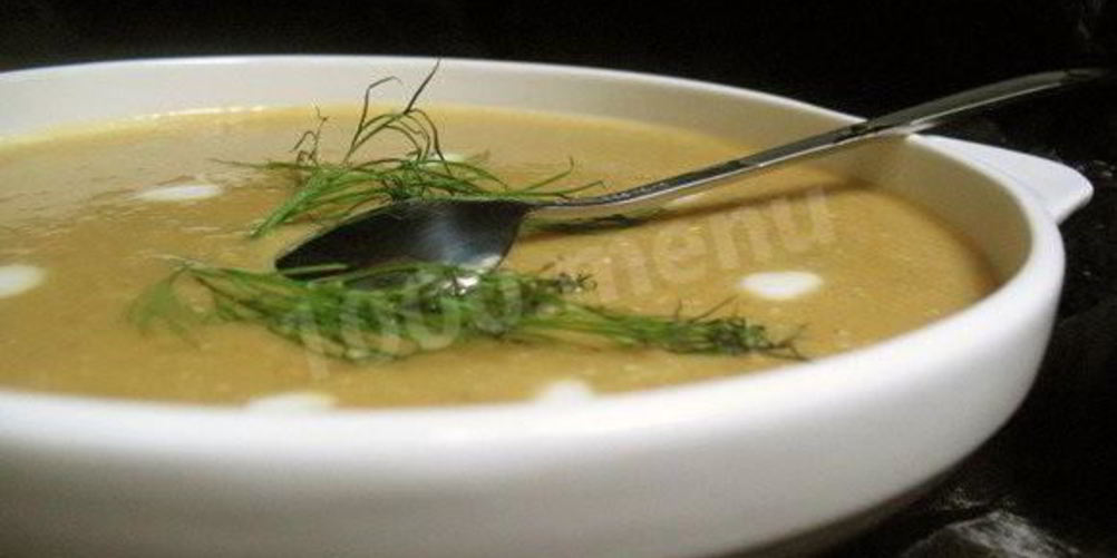 Рецепт супа-пюре из белой фасоли