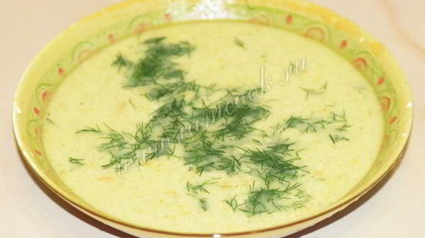 суп пюре из брокколи и сливками